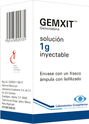 GEMCITABINA Solución inyectable