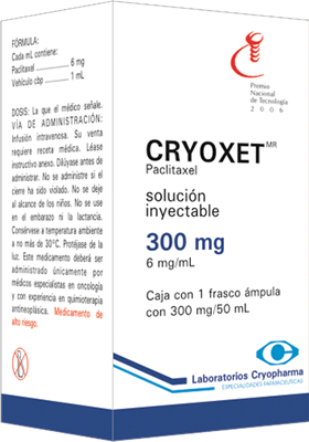 CRYOXET Solución inyectable