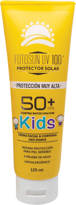 FOTOSUN UV 100 PROTECTOR SOLAR KIDS FPS 50+ Crema facial y corporal