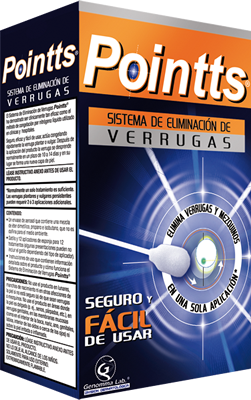 POINTTS SISTEMA DE ELIMINACIÓN DE VERRUGAS Mezcla criogénica