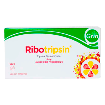 RIBOTRIPSIN Tabletas con capa entérica
