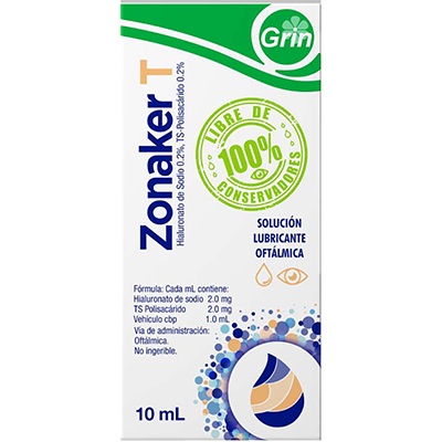 ZONAKER T Solución oftálmica