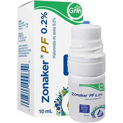 ZONAKER PF Solución oftálmica