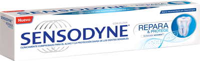 SENSODYNE® REPARA Y PROTEGE CON FLÚOR