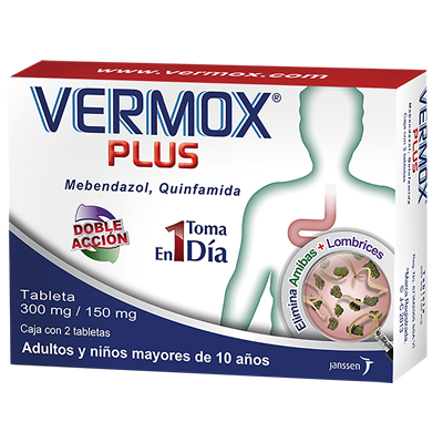 VERMOX PLUS Tabletas