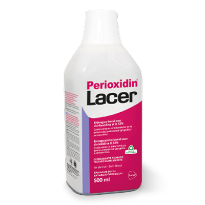 PERIOXIDIN LACER ENJUAGUE BUCAL CON CLORHEXIDINA AL 0.12% Enjuague bucal