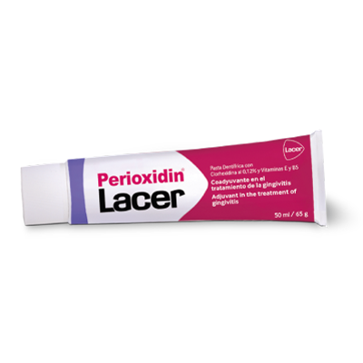 PERIOXIDIN LACER PASTA DENTRÍFICA CON CLORHEXIDINA AL 0.12% Y VITAMIAS E Y B5 Pasta dental