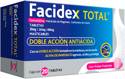 FACIDEX TOTAL Tabletas masticables