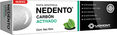 NEDENTO CARBÓN ACTIVADO Pasta dentífrica