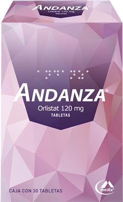 ANDANZA 120 MG Tabletas