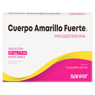 CUERPO AMARILLO FUERTE Solución inyectable