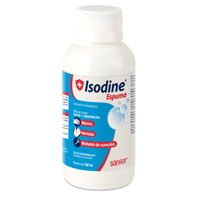 ISODINE ESPUMA SOLUCIÓN ANTISÉPTICA TÓPICA