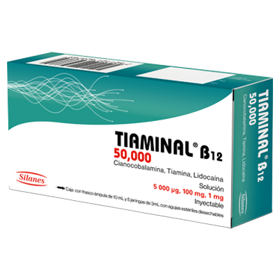 TIAMINAL B12 50,000 Solución inyectable