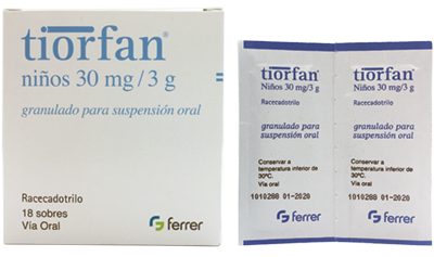 TIORFAN NIÑOS 30 MG - 3G Suspensión oral