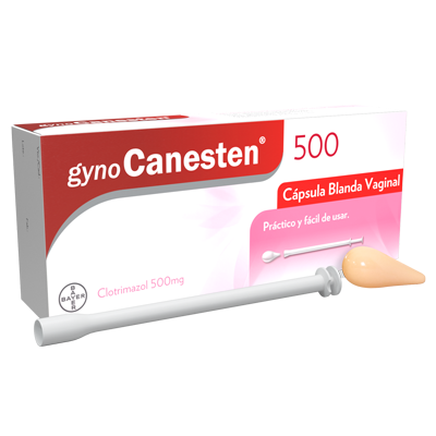 GYNOCANESTEN 500 Cápsula blanda vaginal