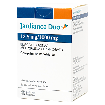 JARDIANCE DUO 12,5MG/1000 MG Comprimidos recubiertos