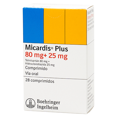 MICARDIS PLUS 80/25 MG Comprimidos