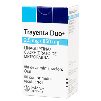 TRAYENTA DUO 2,5+850 MG Comprimidos recubiertos