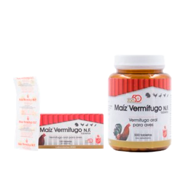 MAÍZ VERMÍFUGO Tabletas