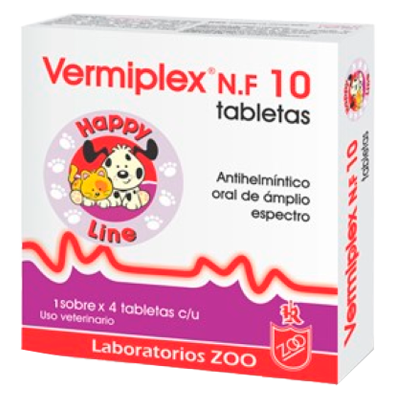 VERMIPLEX N.F. 10 Suspensión oral
