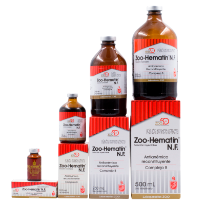 ZOO-HEMATÍN N.F Solución inyectable
