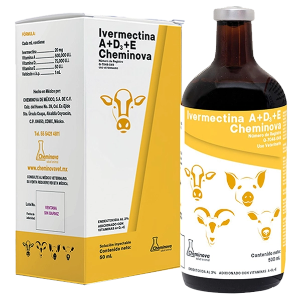 IVERMECTINA A+D3+E CHEMINOVA Solución inyectable